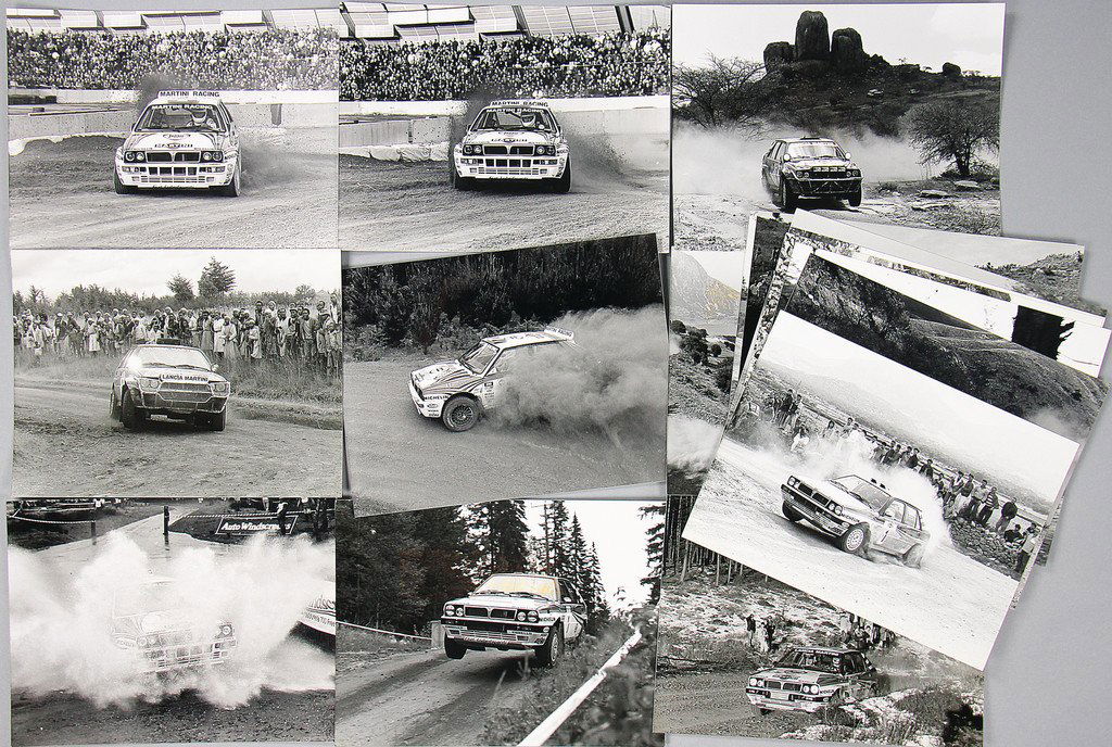 LANCIA/MARTINI Mixed lot of 17 original B/W photos (1 of 1)