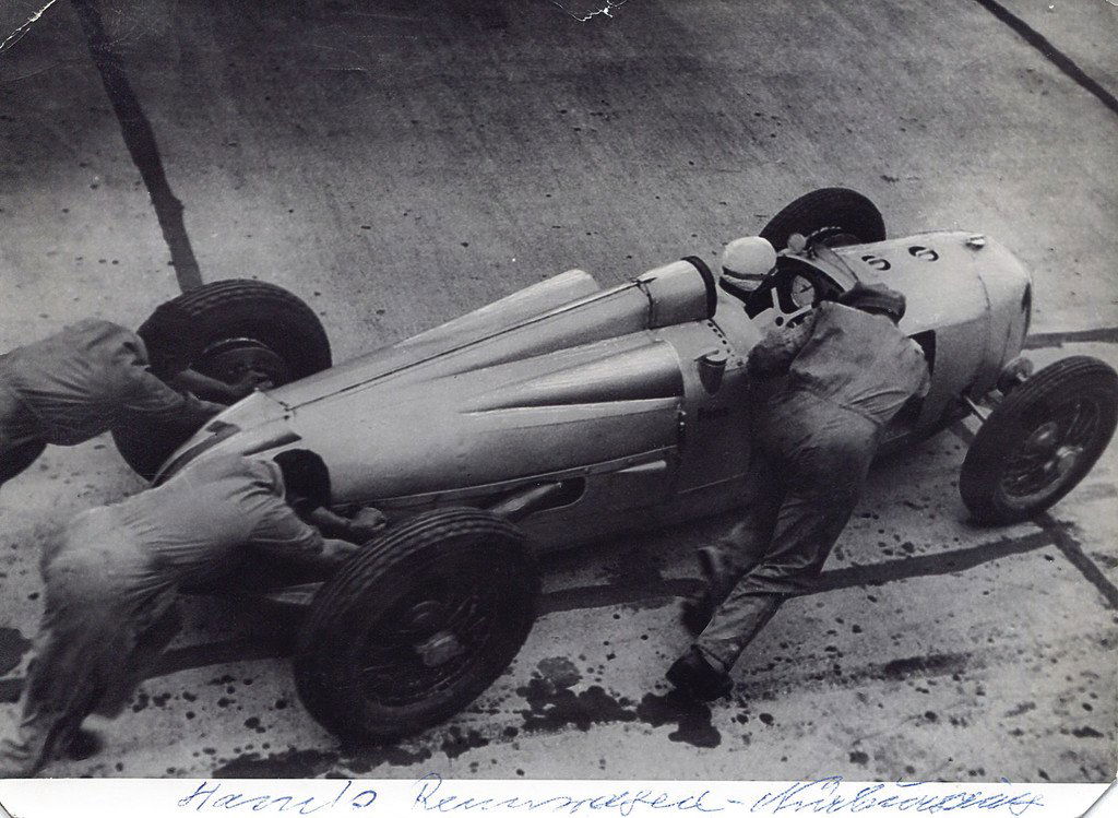 AUTO UNION Original B/W photo, Autounion, type A,: AUTO UNION Original B/W photo, Autounion, type A, Nürburgring, probably Rosemeyer, 13x18 cm, corners with smaller patches with flaws German Description AUTO UNION Original schwarz-weiß Aufnahme, Aut
