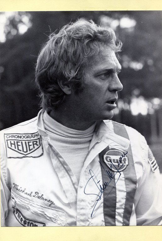 STEVE MCQUEEN Original signed by hand black/white photo (1 of 1)