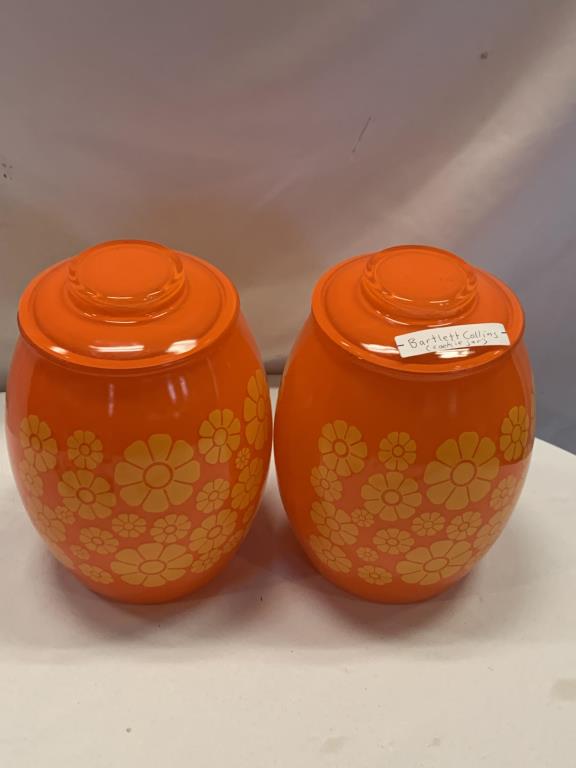 2-mcm Bartlett Collins Glass Cookie Jar (1 of 6)