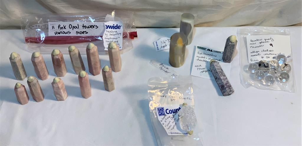 Semi-precious Stone Cylinders & Spheres (1 of 9)