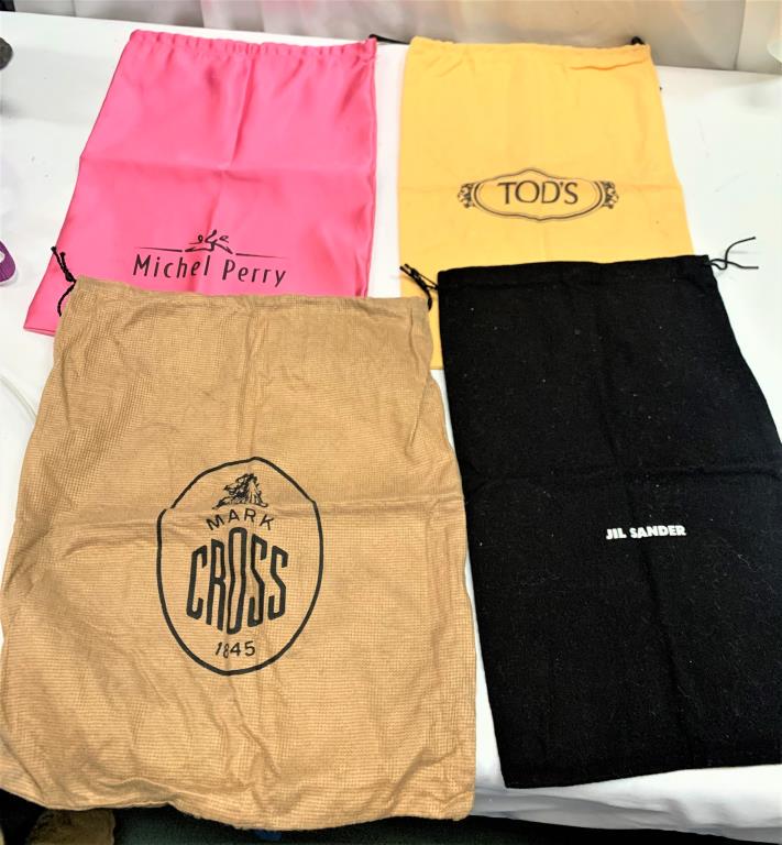 Purse Dust Bags: Michel Perry, Tod's, Jill Sander And Mark Cross