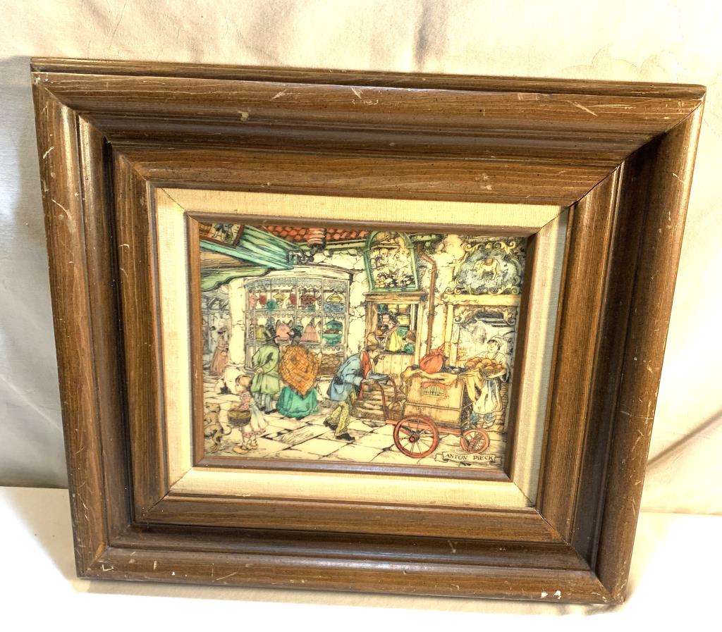 Marvetti- Anton Pieck Cultured Marble Etching (1 of 5)