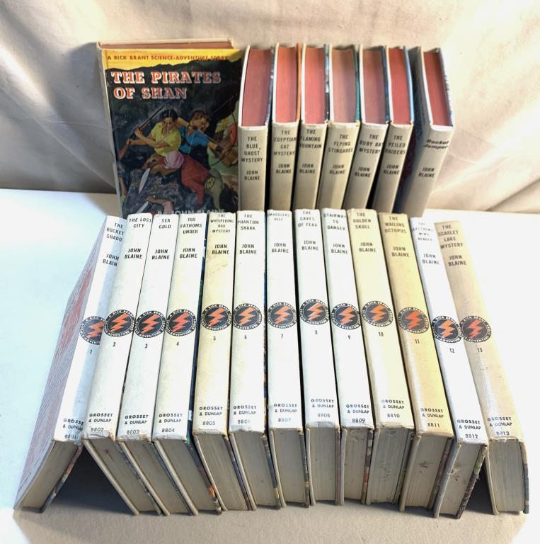 Grosset & Dunlap By John Blaine Book Series: Rick Brant Electronic Adventures