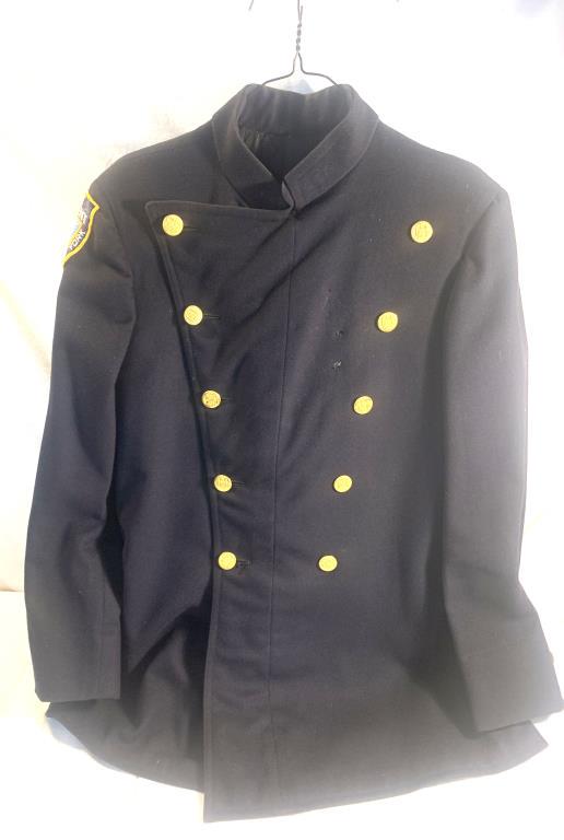 Official Regulation N Y P D Wool Dress Coat: Dubois Ny Co. / With Original Patch & Buttons