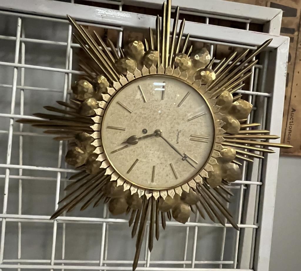 Mcm Junghans "exacta" Starburst Wall Clock (1 of 6)