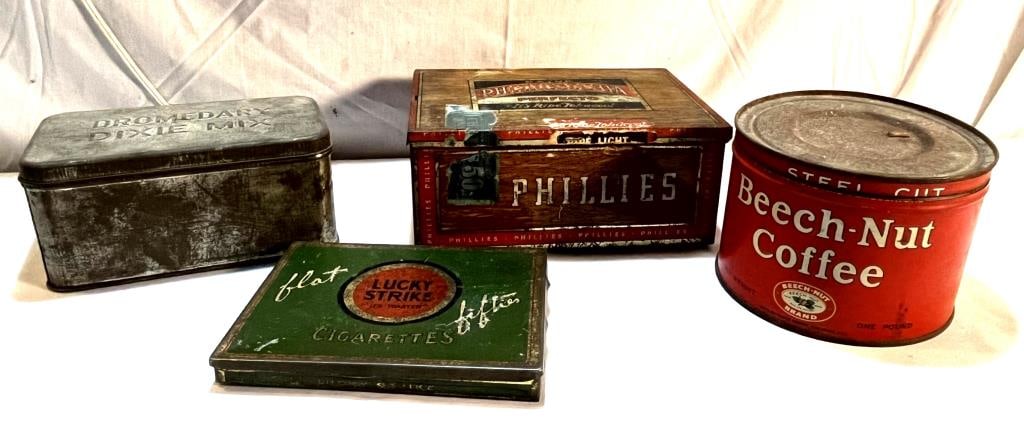 Vtg Tins Lot (1 of 11)
