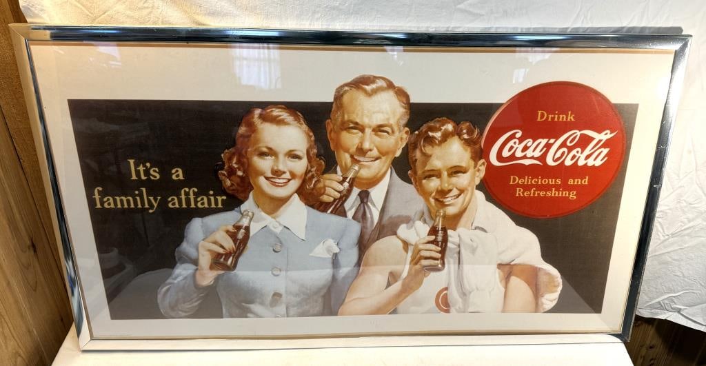 Coca-cola Framed Advertising (1 of 7)