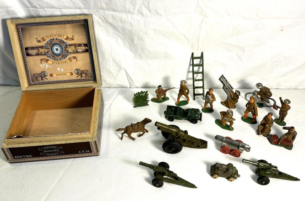 Lead Toy Soldiers & Cannons (1 of 16)