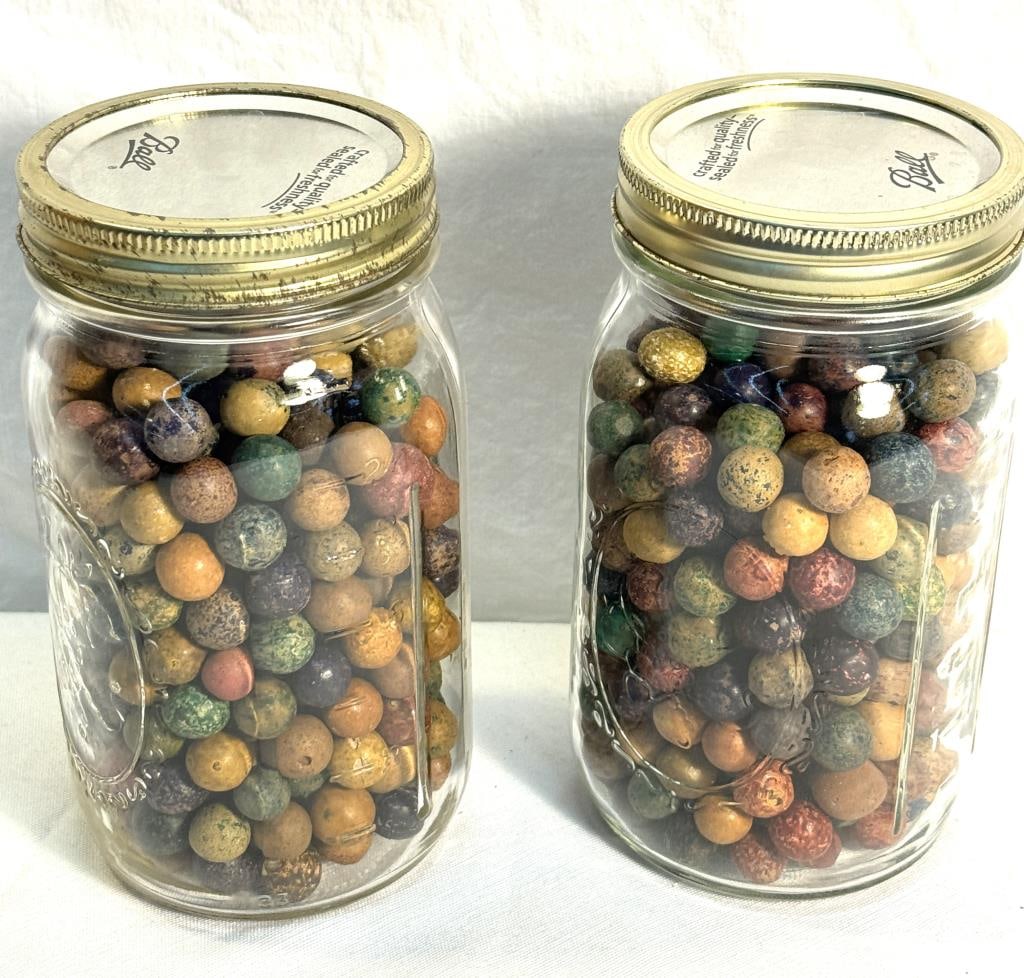 Civil War Era Clay Marbles (1 of 5)