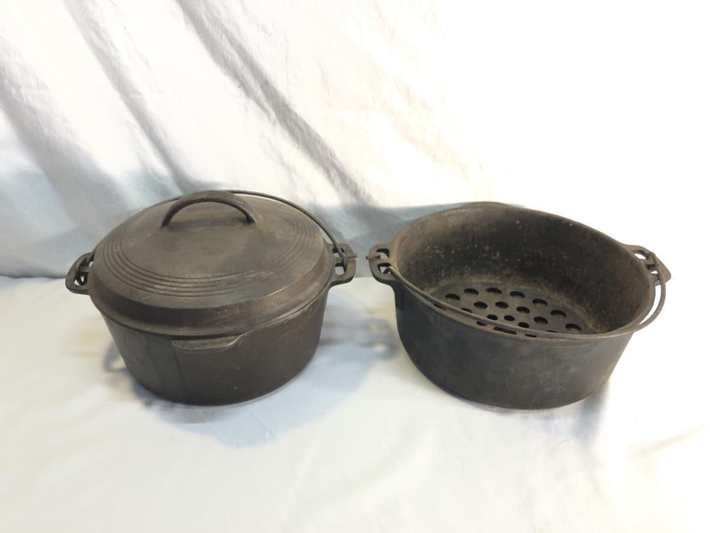 2- Cast Iron Dutch Ovens (1 of 8)