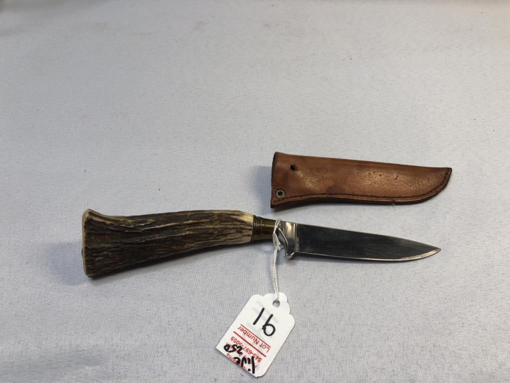 Stag Handled handmade knife (1 of 5)