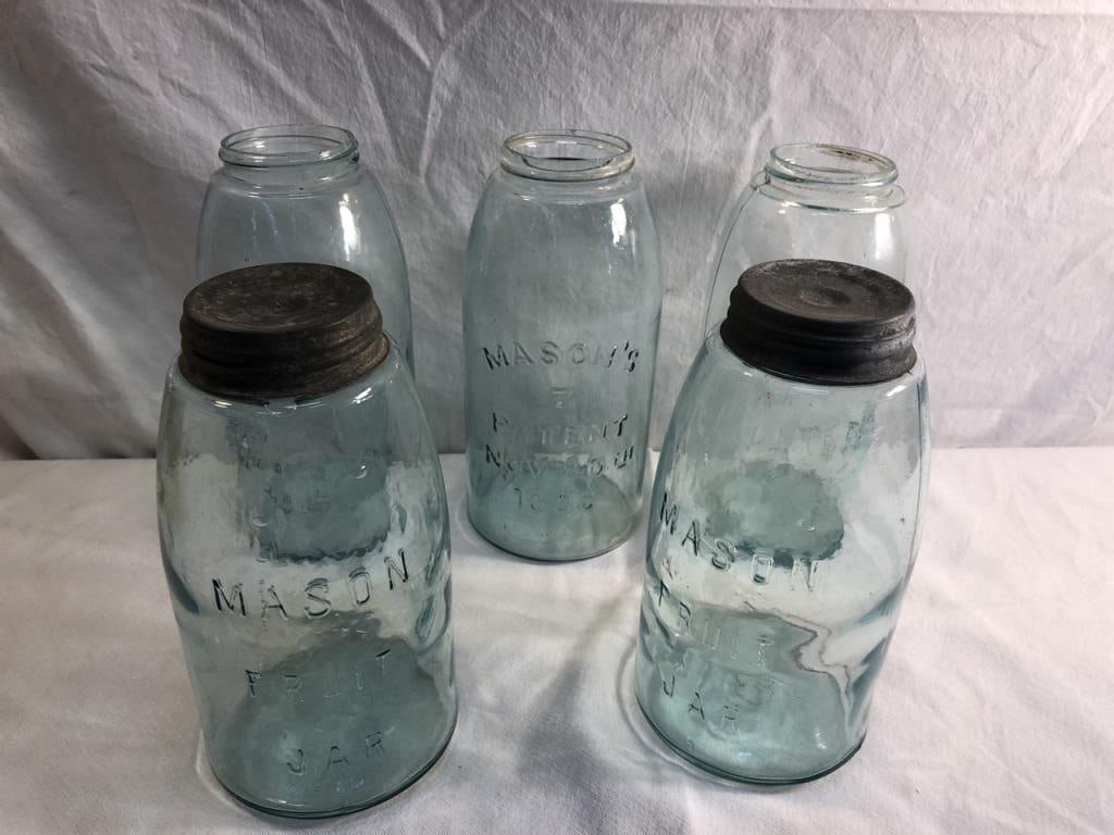 (5) Masons Fruit Jars (1 of 14)