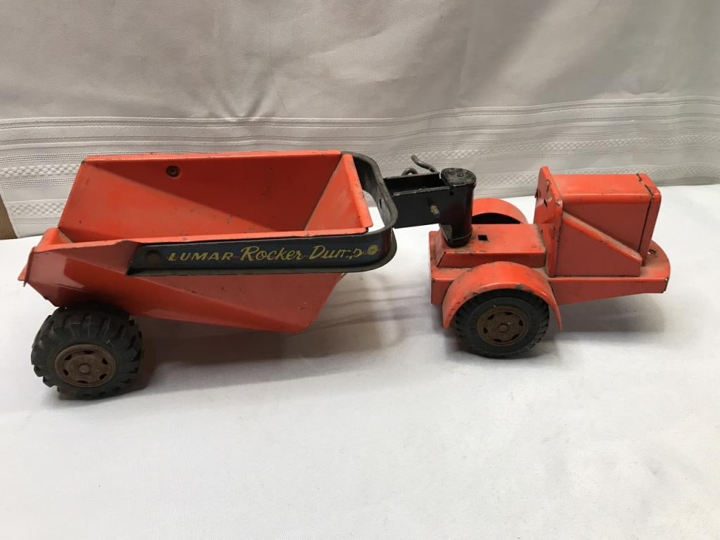 Vtg Marx Lumar Rocker Dump (1 of 8)