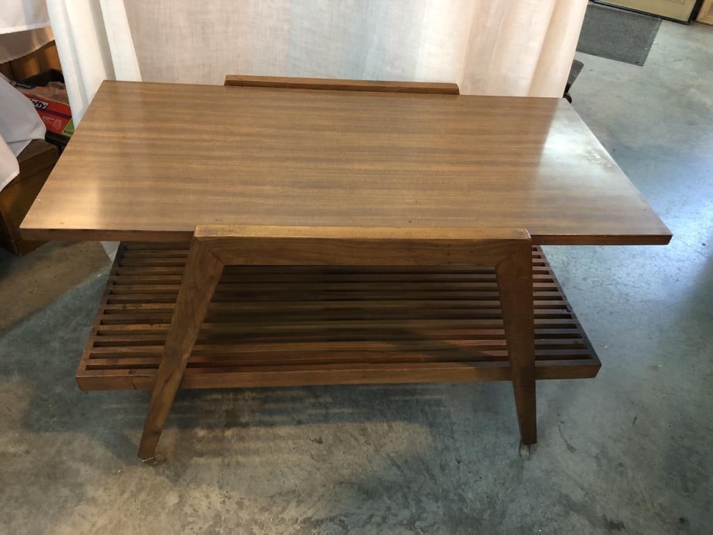 MCM 2 Tier Tea Cart/Coffee Table (1 of 6)
