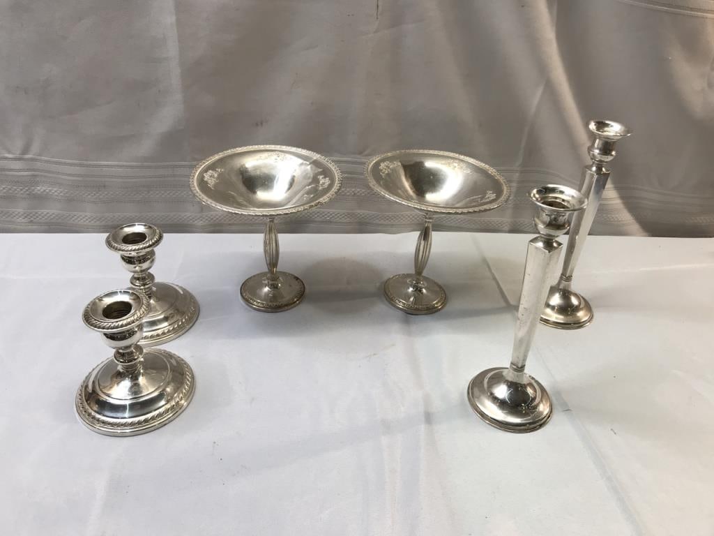 Sterling Silver Compotes & Candleholders (1 of 8)