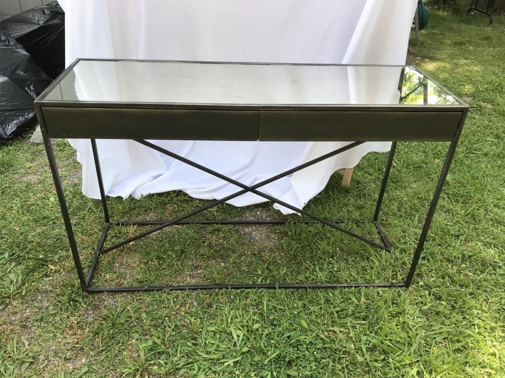 Restoration Hardware Grammercy Mirrored Console Te (1 of 7)