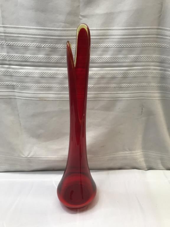 MCM Swung Glass Vase (1 of 5)