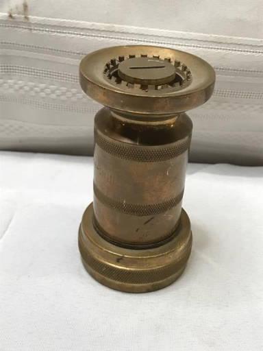 W.d. Allen Brass Fire Hose Nozzle