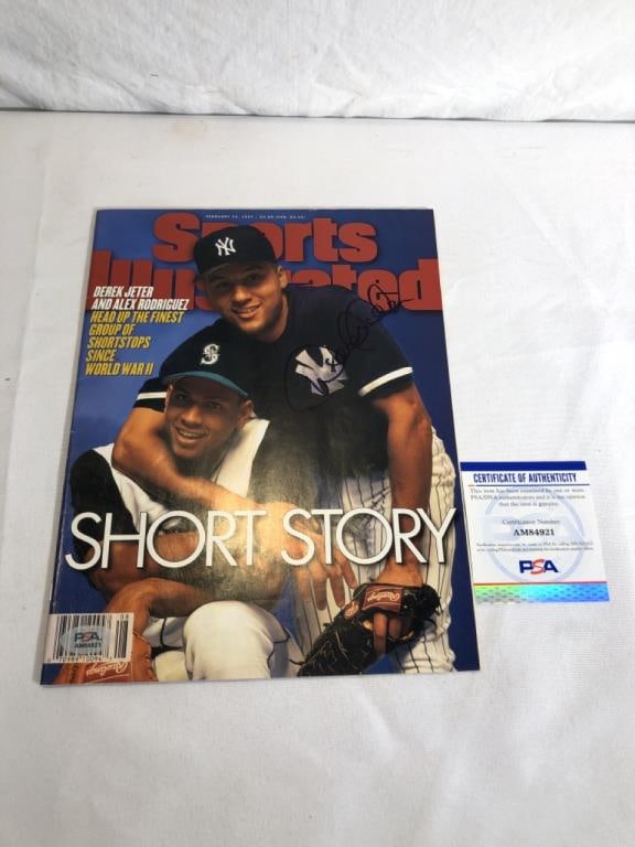 Derek Jeter Signed 1997 Sports Illustrated (1 of 6)