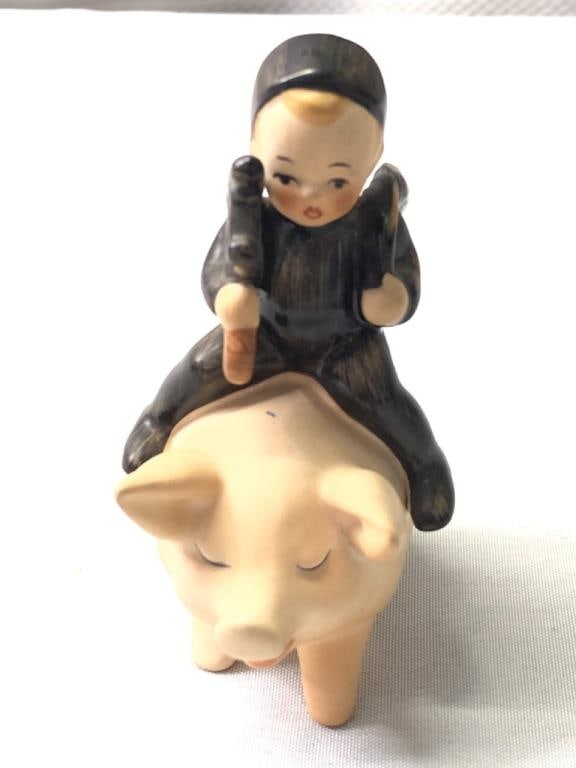Vintage Goebel Hummel Chimney Sweep Boy Riding Pi (1 of 10)