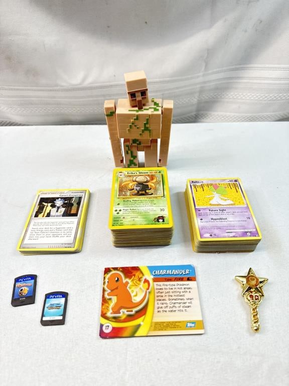 Vintage Pokemon Cards, Sailor Moon Toy Prism, + (1 of 17)