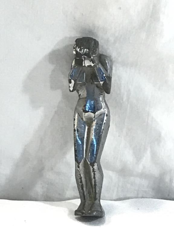 1920’s Crying Woman Art Deco Auto Hood Ornament (1 of 4)