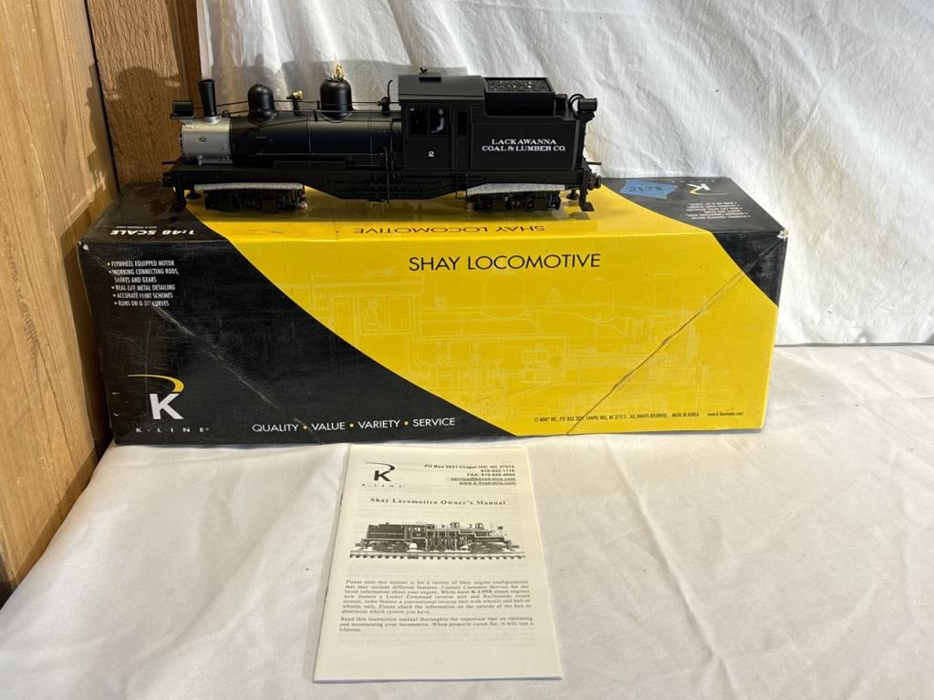 Shay Locomotive K-Line Lackawanna Coal & Lumber (1 of 4)