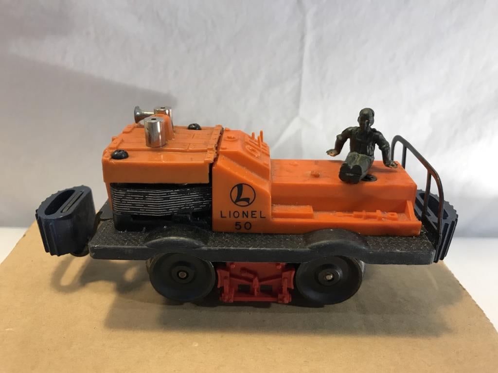 Vtg Lionel No. 50 Gang Car: Vtg Post War Lionel No. 50 Gang Car- Look at Pictures for Condition