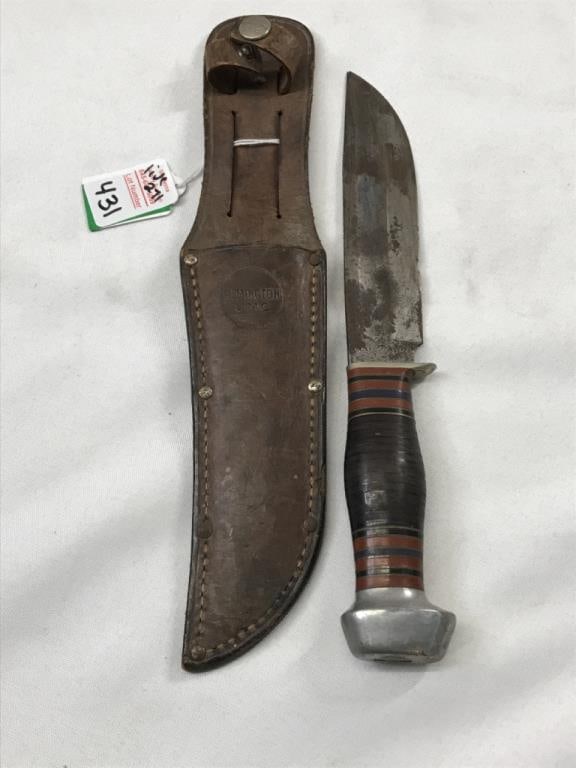 WW2 Remington Fight Knife W/ Sheath (1 of 6)