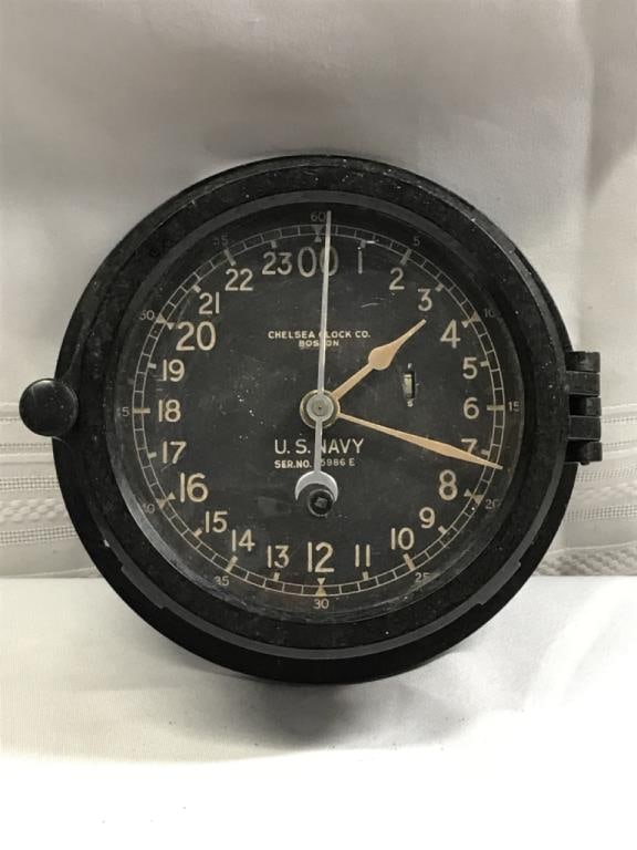 Chelsea WW2 U.S. Navy Ship Clock (1 of 5)