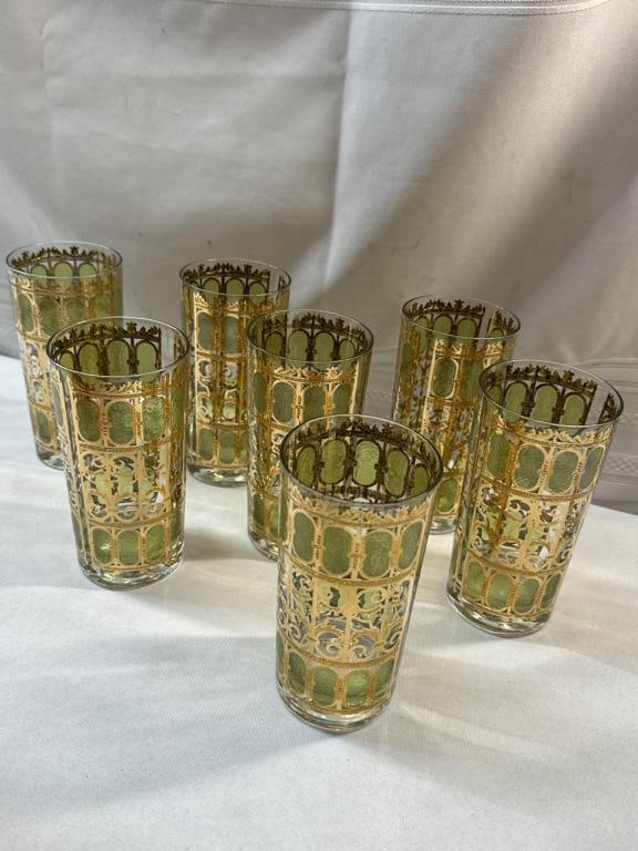7- MCM Culver Signed 12 Oz Glasses (1 of 5)