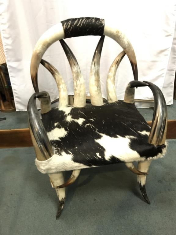 Cowhide Steer horn Chair (1 of 5)