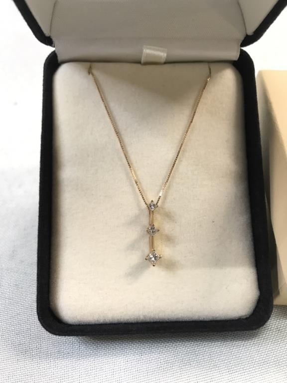 14kt Diamond Necklace (1 of 5)