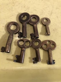 Brass RR Keys