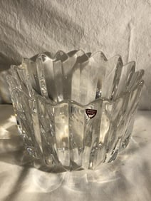 Orrefors Crystal Fleur Bowl