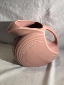 Vintage Fiesta Pink Disc Pitcher