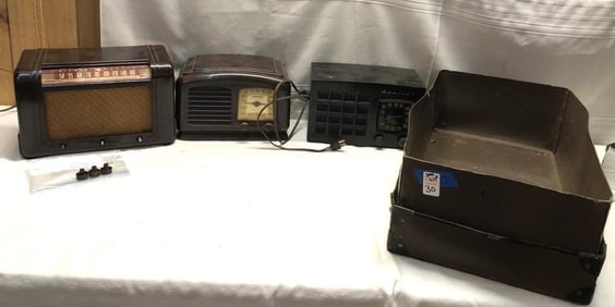 3 Vtg. Tube Radios