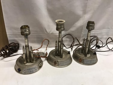 Trench Art Lamps