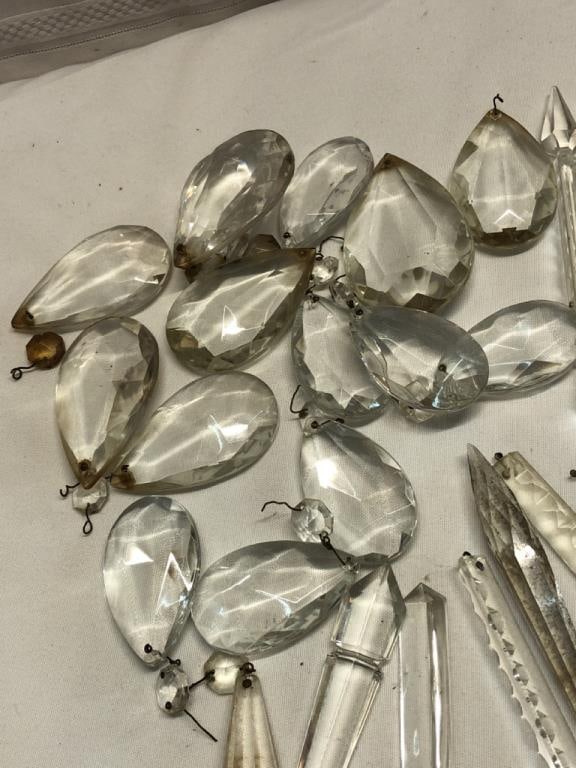 Vtg Crystal Prisms: Vtg Crystal Prisms