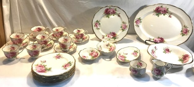 Vintage American Beauty Royal Albert Crown China