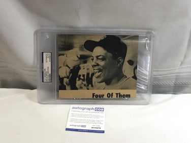 Vintage Willie Mays Autograph Authenticated