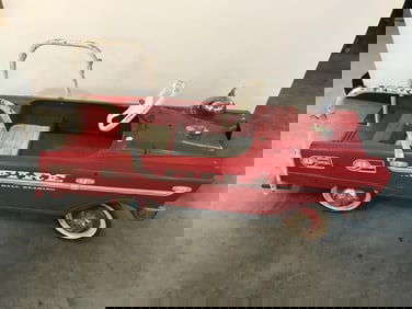 Vtg Metal Pedal Fire Engine