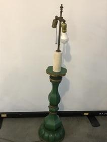 Vtg Metal Tall Lamp