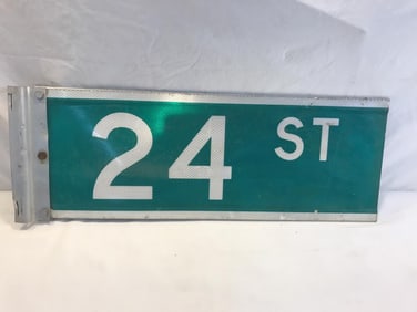 24 St. Road Sign