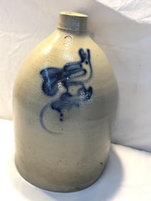 Vtg 2 Gal. Stoneware Jug