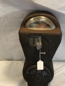 Antique NYC Coin Operated 60 Minute Parking Meter