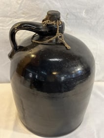 Antique Stoneware Jug with Cork