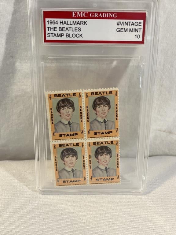1964 Hallmark Beatles Gem Mint Stamps (1 of 5)