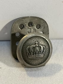 WWI German Imperial Prussian Crown Belt Buckle Tuk